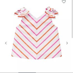 Janie and Jack Striped Bow Top